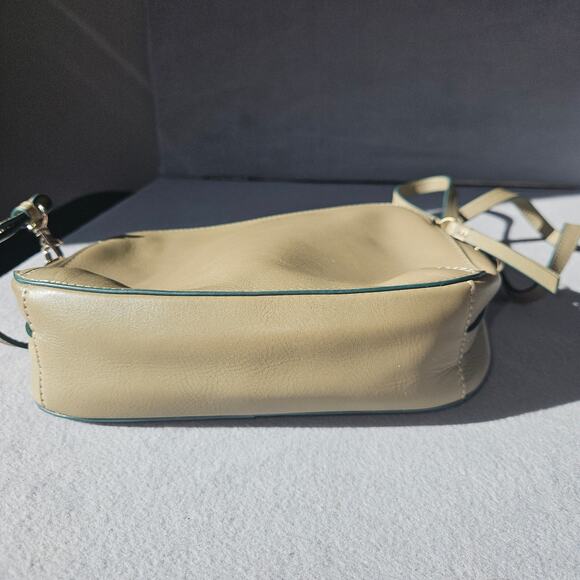Radley London Leather Crossbody Bag Beige Double Zip Small Purse - Picture 7 of 10